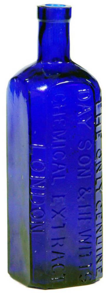 Day Son Hewitt London Cobalt Blue Veterinarian Bottle