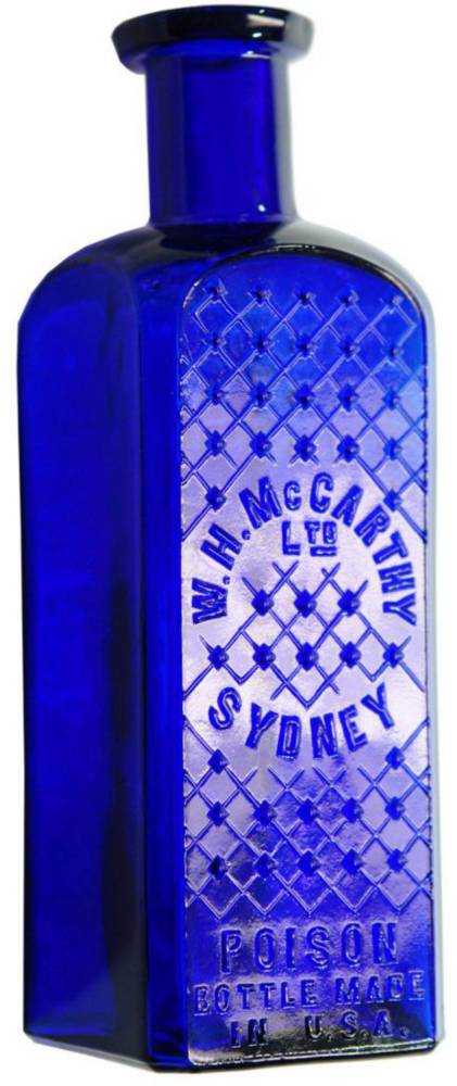 McCarthy Poison Sydney Cobalt Blue Poison Bottle