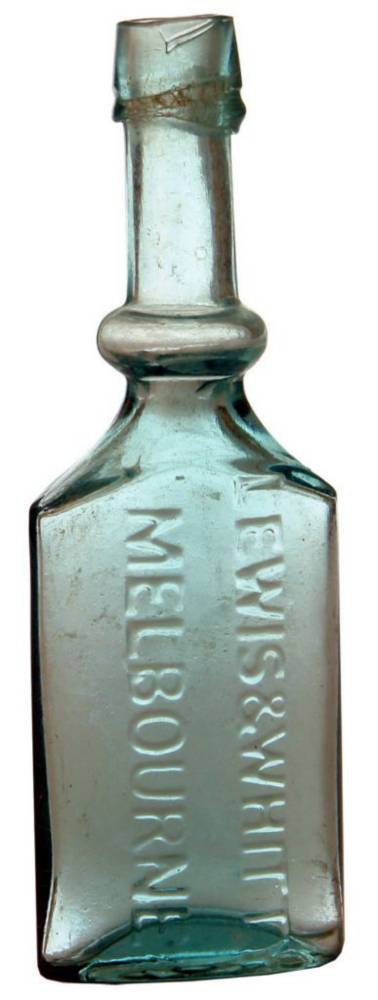 Lewis Whitty Hair Oil Antique Bottle