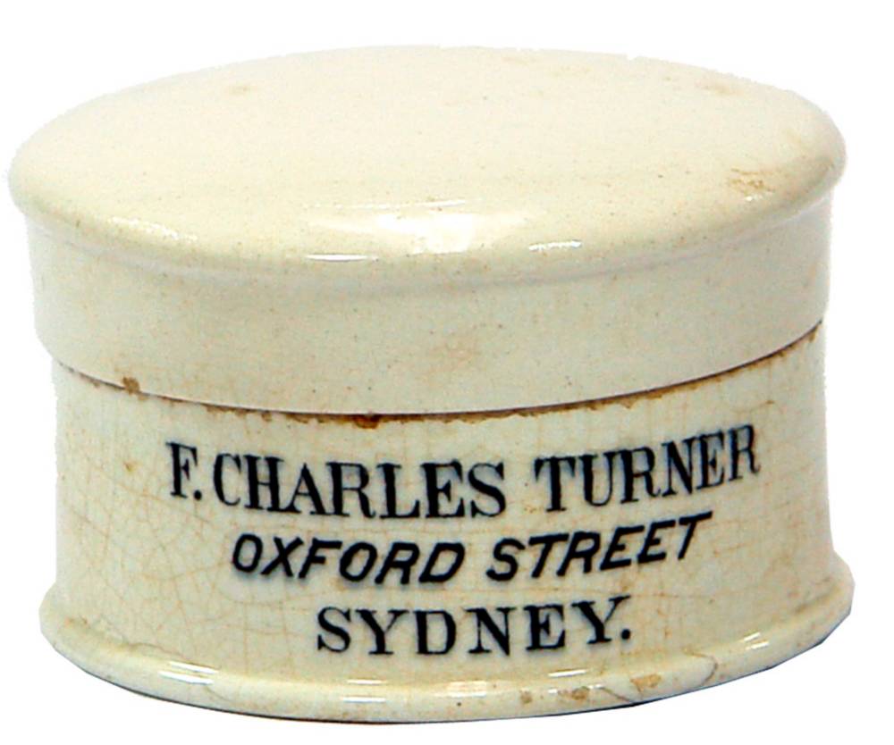 Charles Turner Oxford Street Sydney Ceramic Ointment Pot