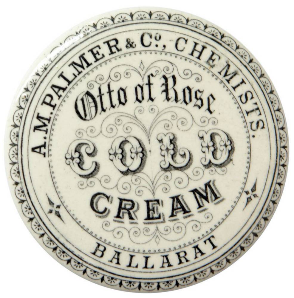 Palmer Chemists Ballarat Cold Cream Pot Lid