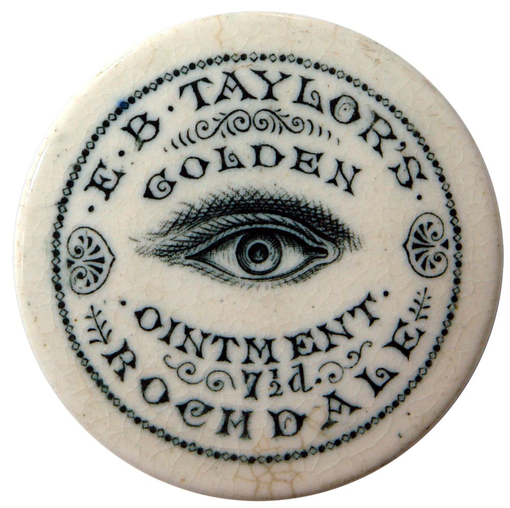 Taylor Golden Eye Ointment Rochdale Pot Lid