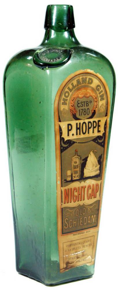 Hoppe Schiedam Applied Seal label Bottle