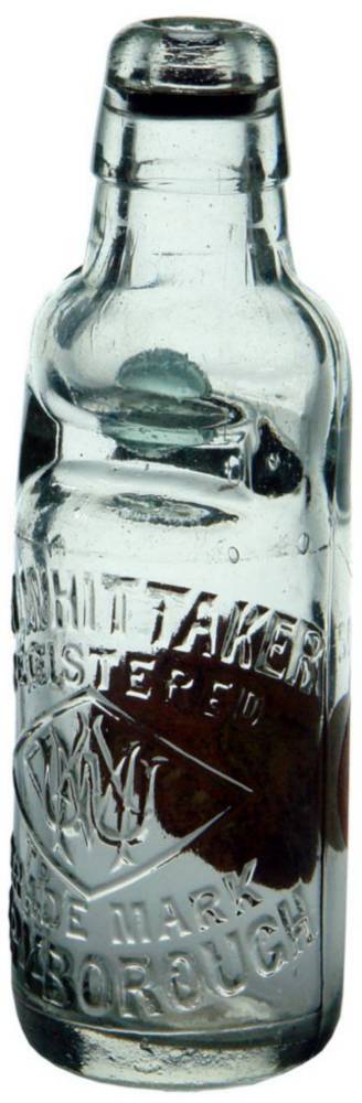 Whittaker Maryborough Soda Water Codd Marble Bottle