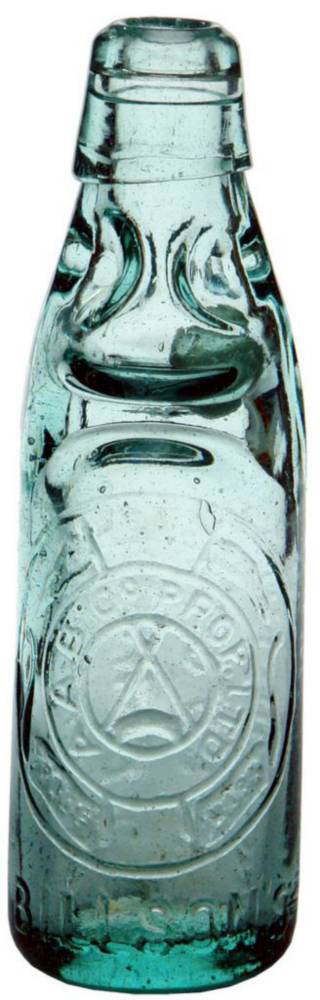 Billson's Anglo Australian Beechworth Tallangatta Codd Bottle