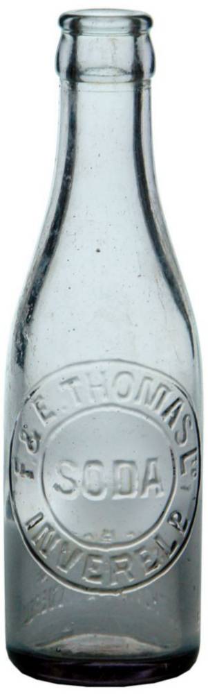 Thomas Inverell Crown Seal Soft Drink Bottle