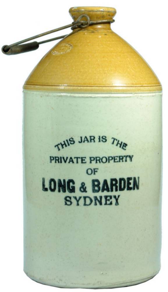 Long Barden Sydney Stoneware Demijohn Jar