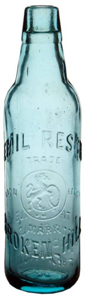 Emil Resch Broken Hill Lion Lamont Bottle