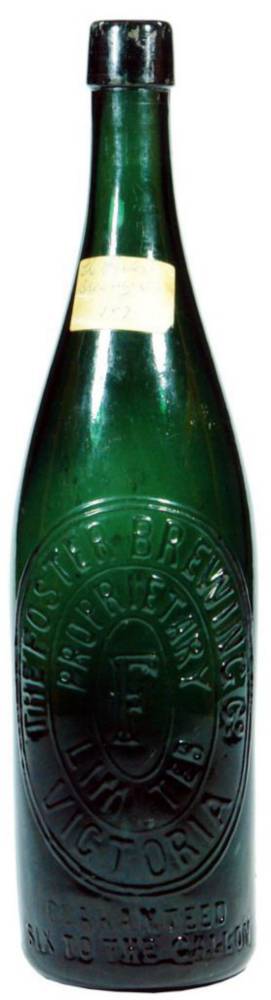 Foster Brewing Company Victoria Beer Bottle
