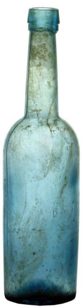 Mid Blue Castor Oil Bottle