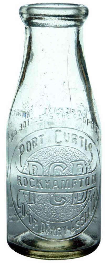 Port Curtis Dairy Rockhampton Milk Bottle