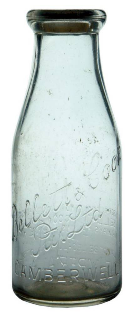 Bellett Cook Camberwell Milk Bottle