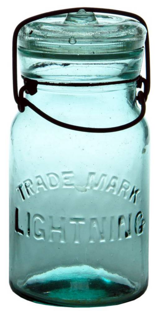 Trade Mark Lightning Preserving Fruit Jar