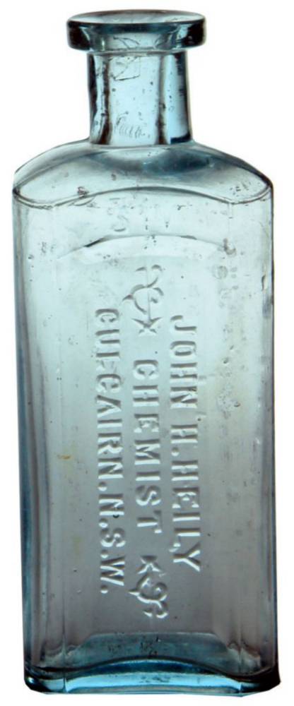 John Heily Chemist Culcairn Medicine Bottle
