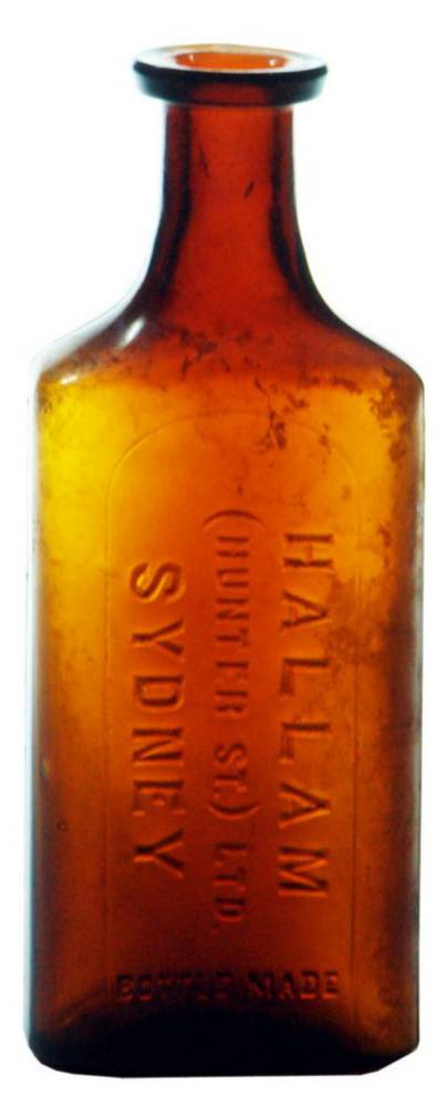 Boans Pharmacy Perth Amber Glass Medicine Bottle