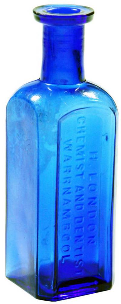 McGuffie Chemist Brisbane Poison Blue Bottle