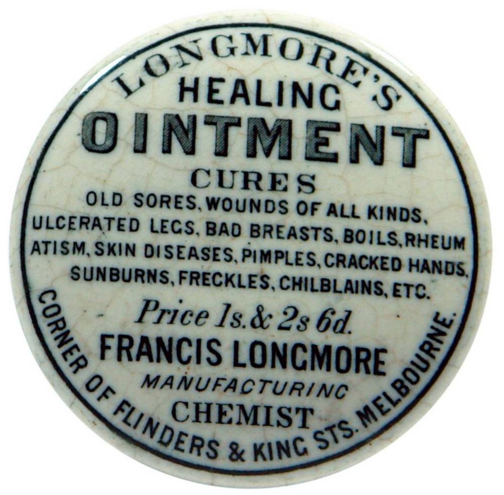 Holloway's Ointment Strand London Pot Lid