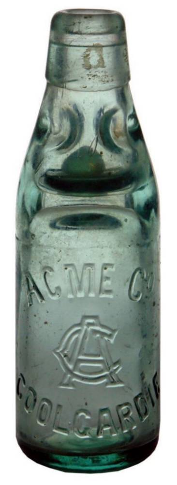 Acme Company Coolgardie Codd Marble Bottle