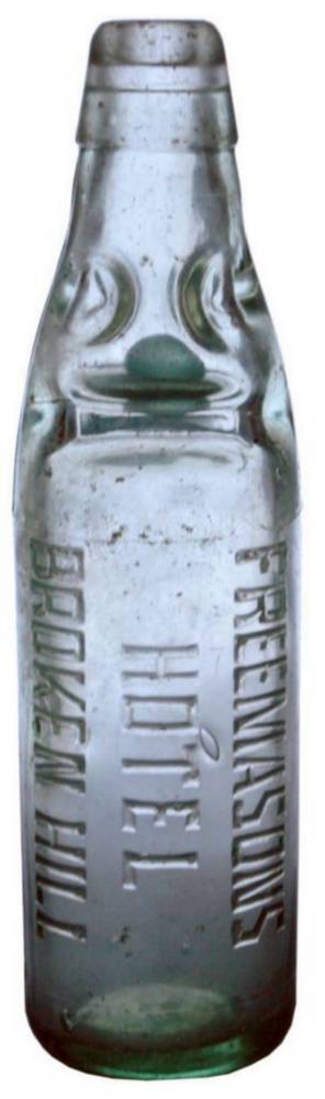 Freemasons Hotel Broken Hill Codd Bottle