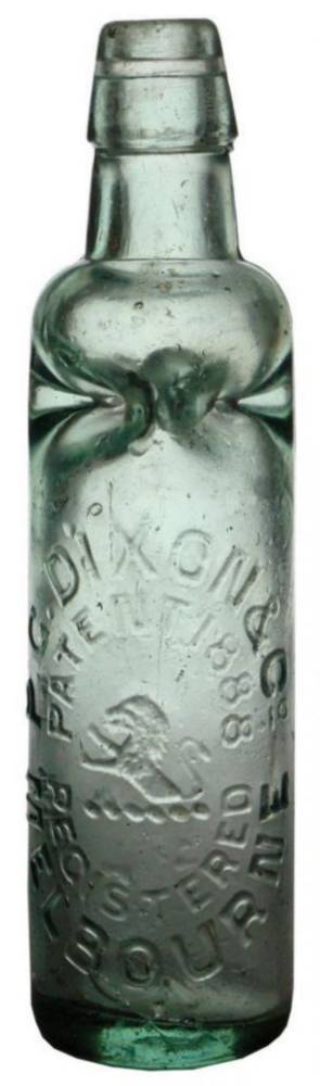 Dison Melbourne Lion Scotts Patent Bottle