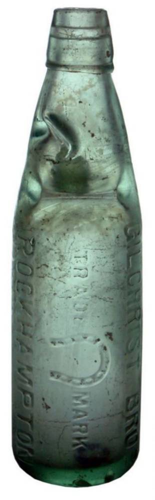 Gilchrist Bros Rockhampton Horseshoe Codd Bottle