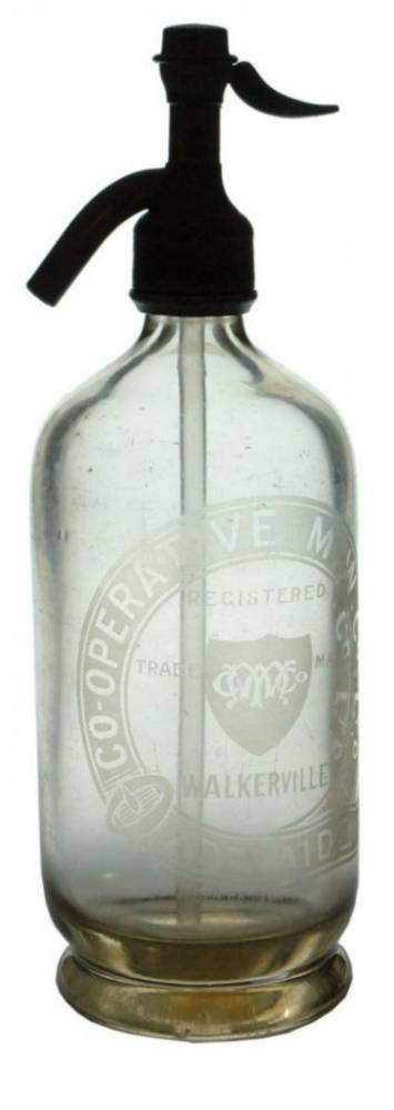 Cooperative Mineral Water Walkerville Old Soda Syphon
