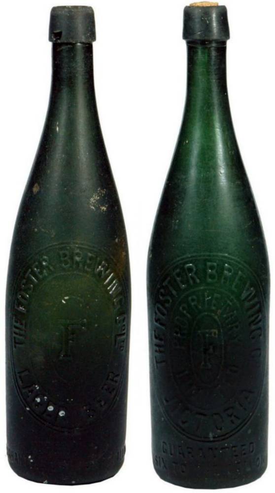 Foster Brewing Company Lager Beer Victoria Bottles