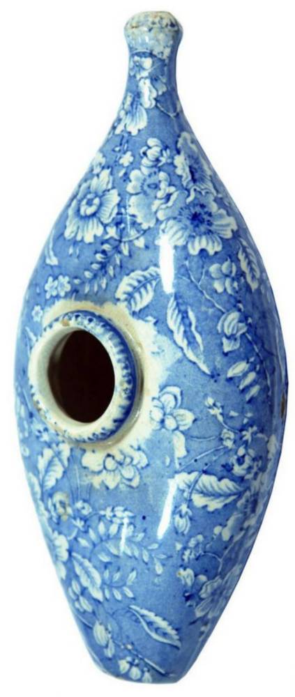 Blue White Ceramic Baby Feeder Murder Bottle