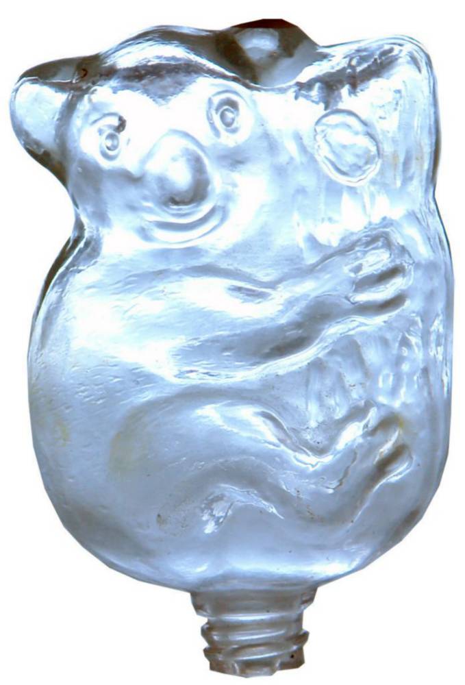 Koala Figural Glass Perfume Bottle