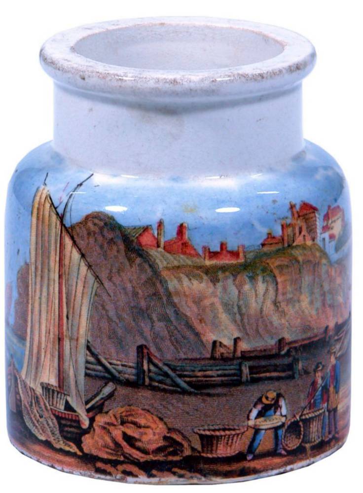 Pegwell Bay Kent Pratt Stoneware Jar
