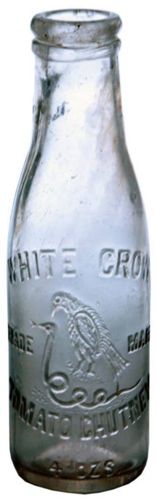 White Crow Snake Sample Chutney Bottle