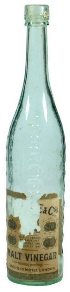 Grimble Dimple Vinegar Glass Bottle