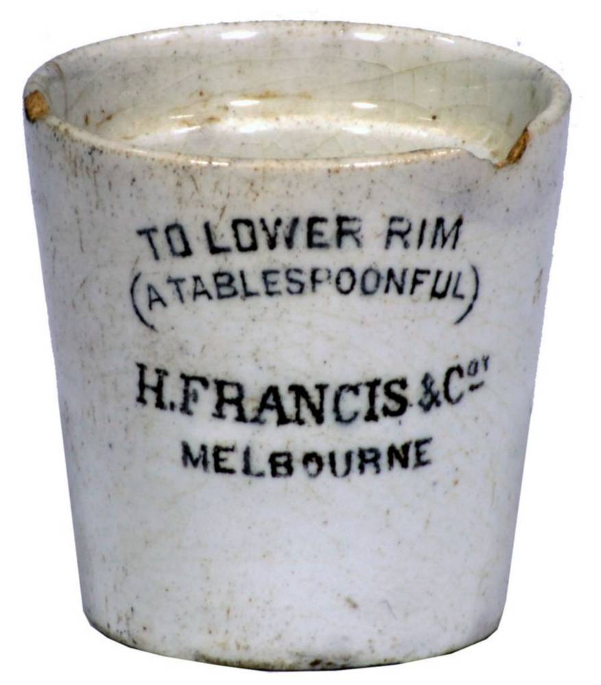 Francis Melbourne Ceramic Dose Cup