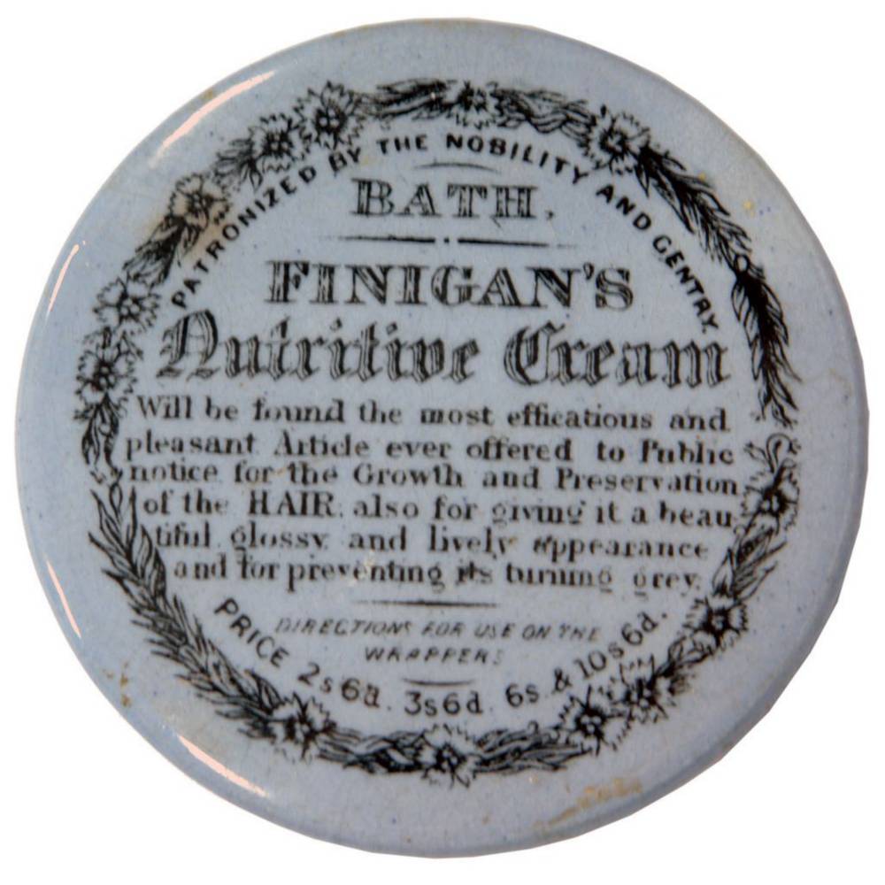 Finigan's Nutritive Cream Pot Lid