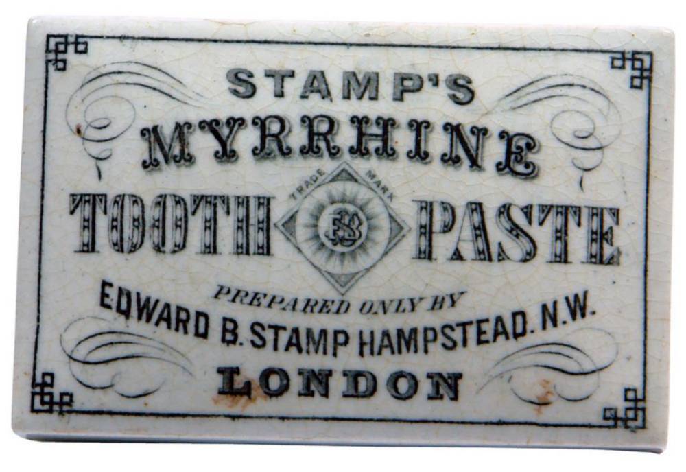 Stamp's Myrrhine Tooth Paste London Pot Lid