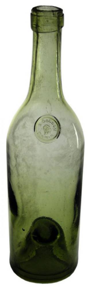 Randon Bunch Grapes Paris Applied Seal Bottle