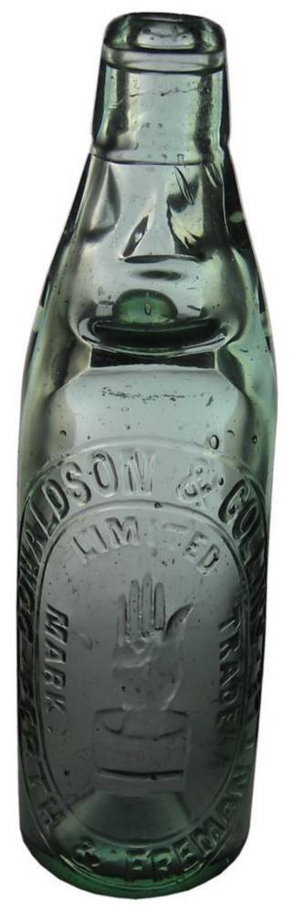 Donaldson Collins Hand Perth Codd Bottle
