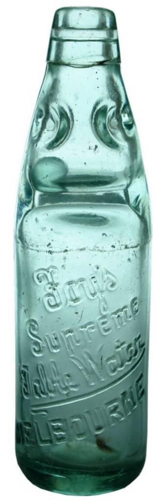 Foy's Supreme Table Water Melbourne Codd Bottle