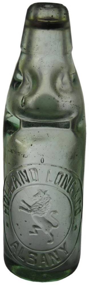 Holland Long Albany Rampant Lion Codd Bottle