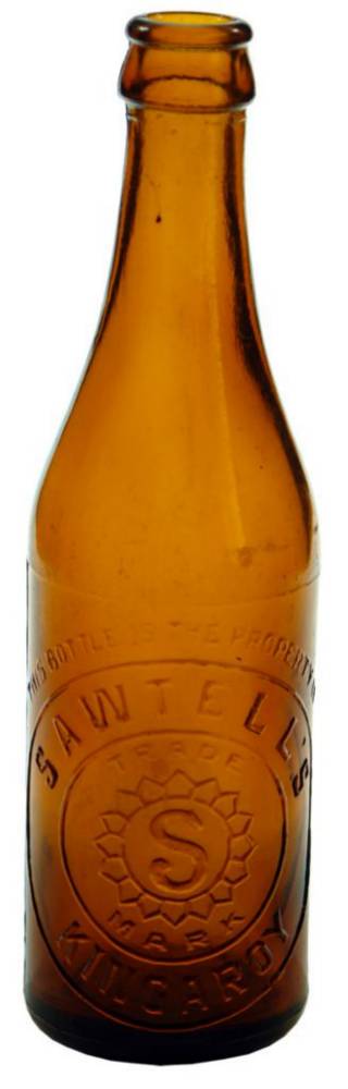 Sawtell's Kingaroy Sun Amber Crown Seal Bottle