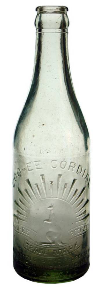 Cooee Cordial Brisbane Kangaroo Crown Seal Bottle