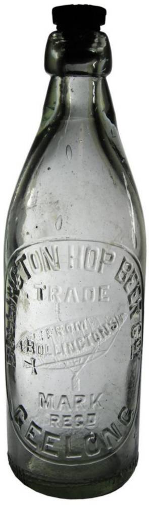 Bollington Hop Beer Geelong Zeppelin Bottle