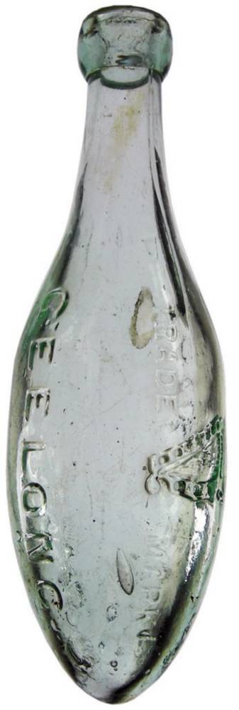 Mathews Geelong Harp Torpedo Soda Bottle