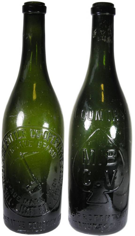 Adelaide Melbourne Ring Seal Beer Bottles