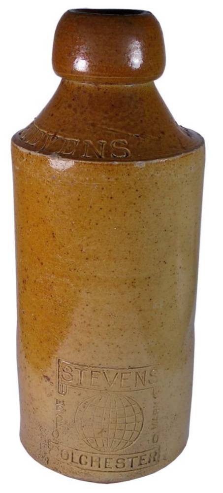 Stevens Colchester Globe Salt Glaze Bottle