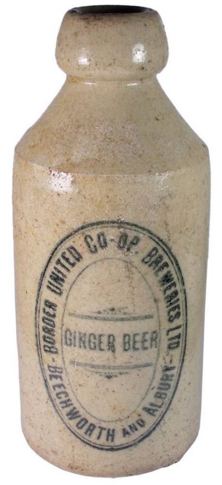 Border United Beechworth Albury Stoneware Ginger Beer