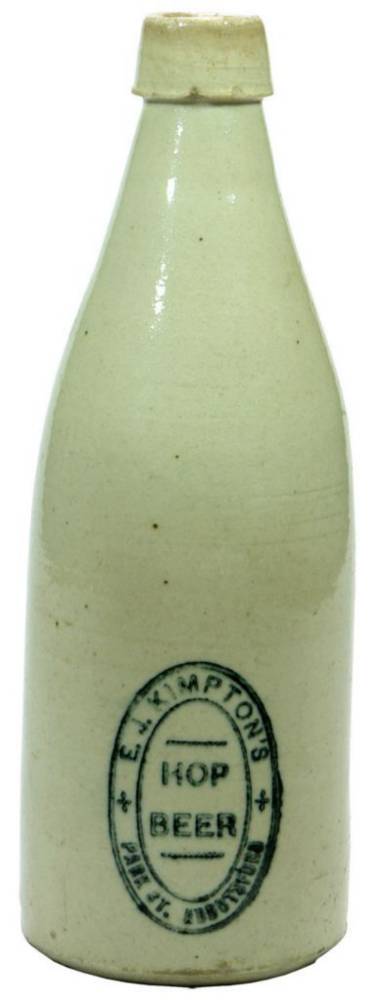 Kimpton's Hop Beer Abbotsford Stoneware Bottle