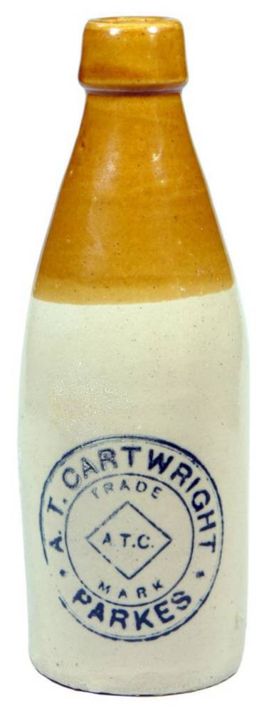 Cartwright Parkes Stoneware Ginger Beer Bottle