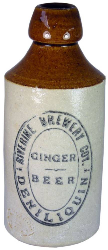 Riverine Brewery Deniliquin Ginger Beer Bottle