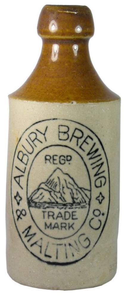 Albury Brewing Malting Mountain Ginger Beer Bottle